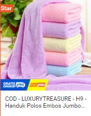 handuk polos 